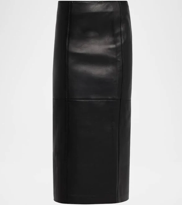 skirt A.L.C Women's. Marta Leather Midi Skirt Neiman Marcus $895