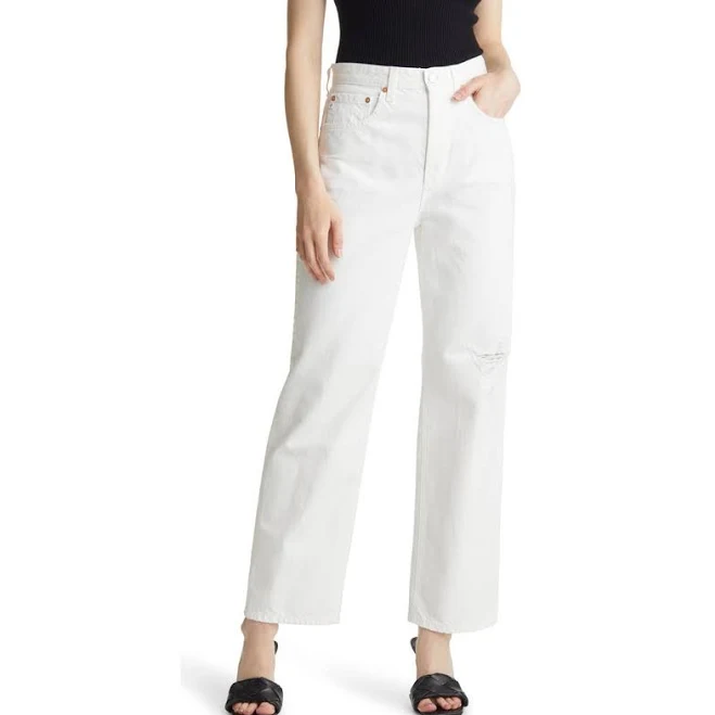 jeans AG Knoxx Distressed High Waist Boyfriend Jeans Women's Nordstrom Rack $89.97