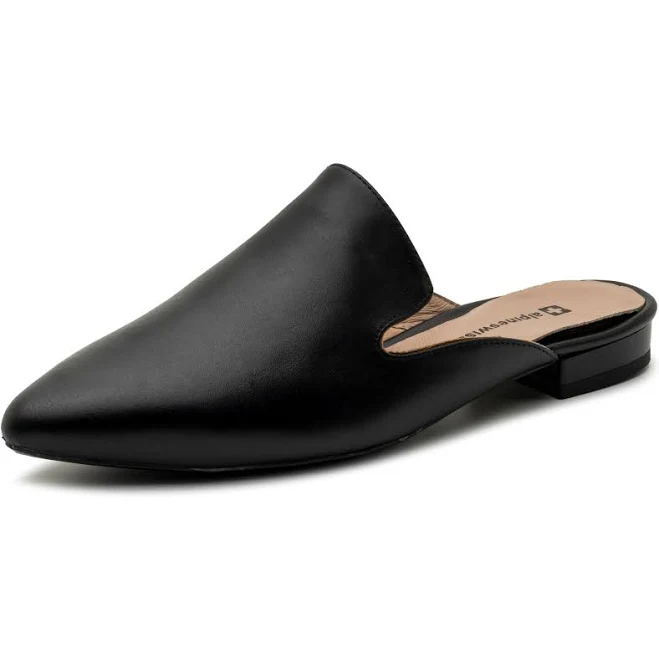 shoes Alpine Swiss Diane Women's Pointed Toe Slip-On Backless Leather Mules Target $69.99