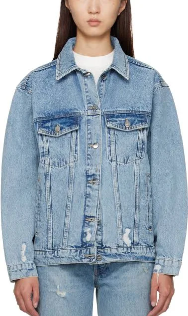 denim jacket ANINE BING Women's Rory Denim Jacket ssense.com $350