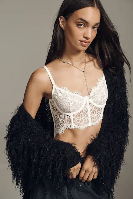 top Anthropologie Giselle Lace Bustier Anthropologie $68