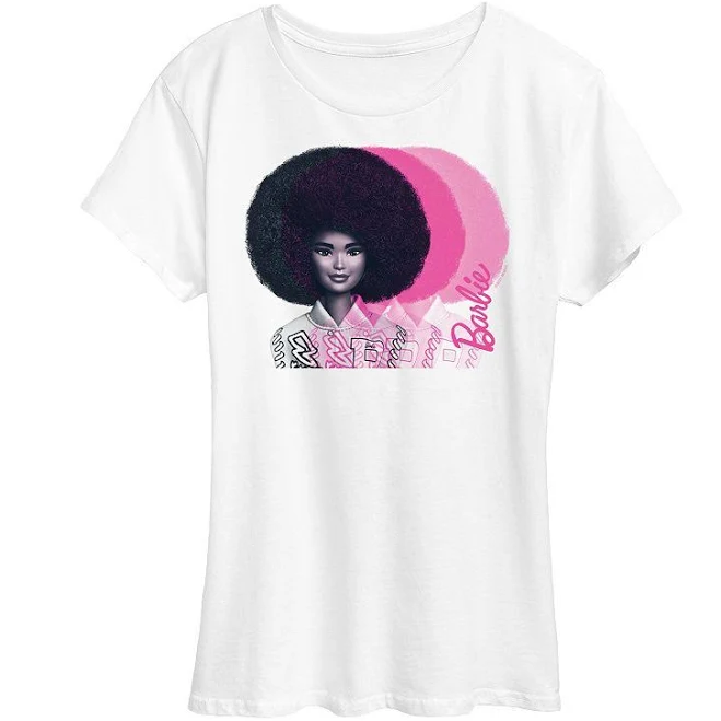top Barbie Women's Glitch Graphic T-Shirt Kohl's $15.59