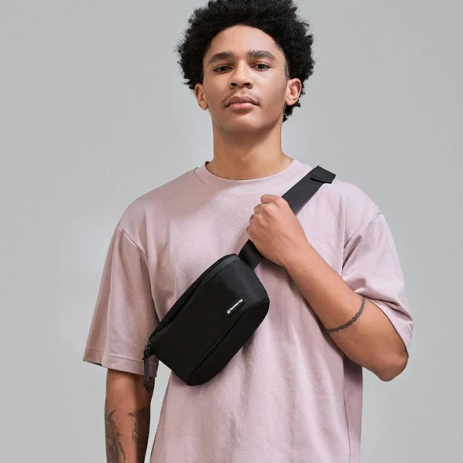 bag Black Nylon Crossbody Sling Bag - Water-Repellent Travel Pack Etsy - Seller $29.03