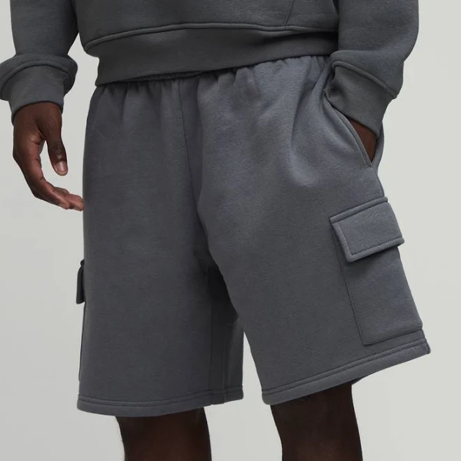 shorts boohooMAN Men's Essential Relaxed Fit Cargo Jersey Short boohoo USA $10