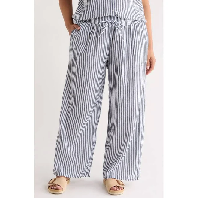 palazzo pants Caslon Brianne Stripe Wide Leg Pants Nordstrom $79.5