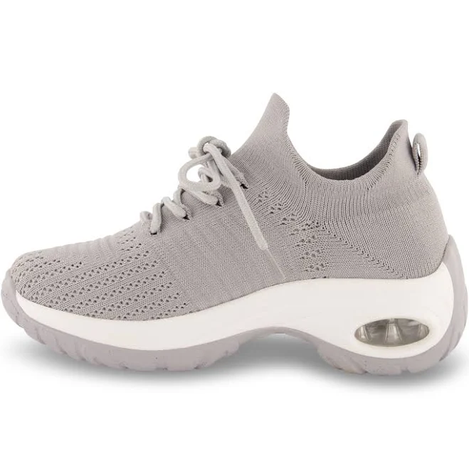 shoes Cushionaire Women's Blaze Stretch Knit Slip-On Lace-Up Sneakers Cushionaire $34.99