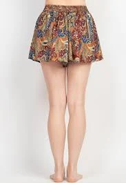 shorts Flowy Paisley Shorts Lakhay-Retail $24.99