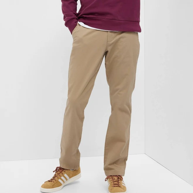 bottoms Gap Men's Gapflex Essential Khakis Gap Factory $35.99
