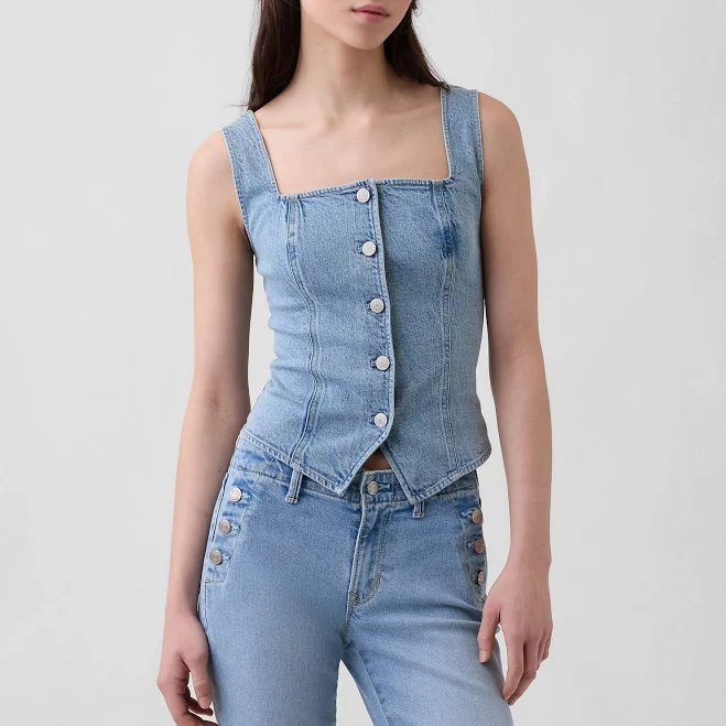 top Gap Women's Denim Corset Top Gap $34