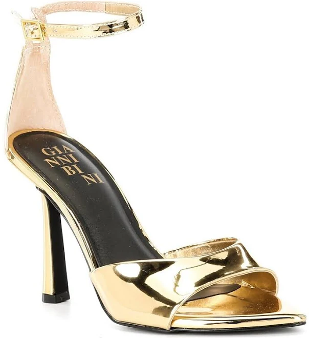 shoes Gianni Bini Women's Grady Mirror Metallic Stiletto Dress Sandals Dillard's $109.99