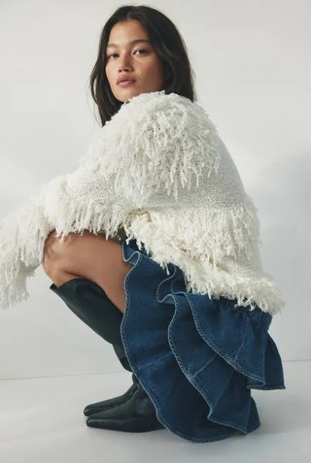 skirt H&M Ladies Tiered Denim Skirt H&M $39.99