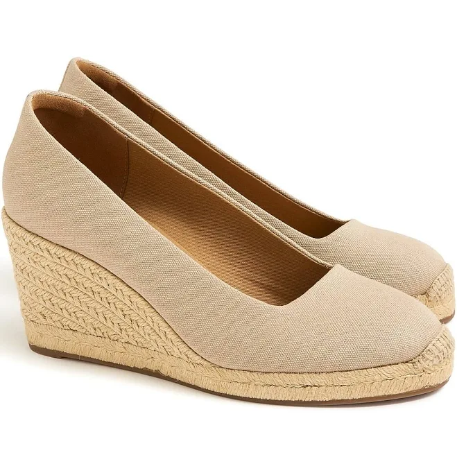 shoes J.Crew Women's Canvas Espadrille Wedge J.Crew Factory $69.5