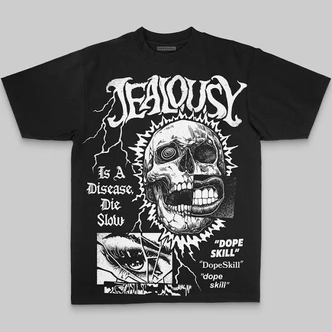 top Jealousy Dopeskill Oversize Graphic T-Shirt DopeSkill Brand $34.99