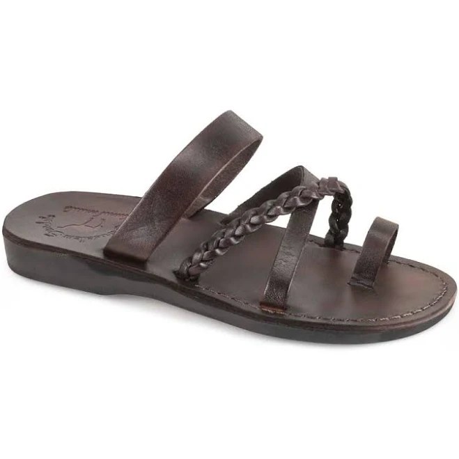 shoes Jerusalem Sandals Women's Sophia Braided Leather Sandals Jerusalem Sandals $77.95