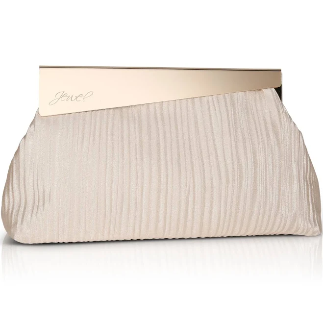 bag Jewel Badgley Mischka Haven Asymmetric Satin Clutch Macy's $63