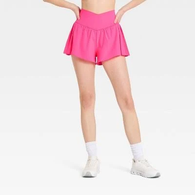 shorts Joylab Women's Pleated Side Woven Shorts Target $25