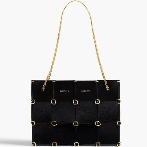 tote bag KHAITE Mini Emma Crackle Patent Leather Bag Khaite $2980