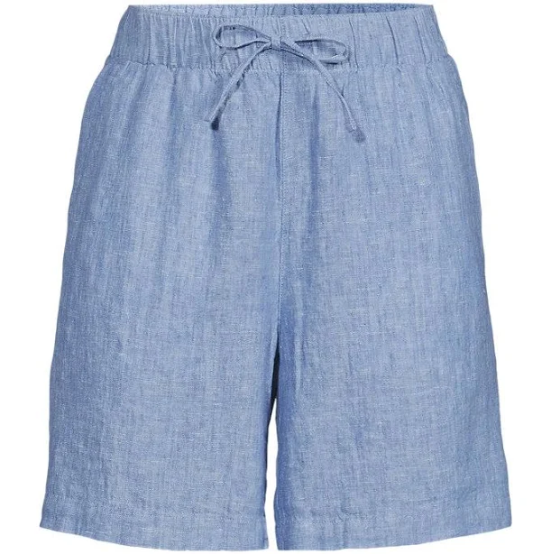 two piece set Lands' End Women's Linen High Rise Pull On 7" Shorts Lands' End $44.97