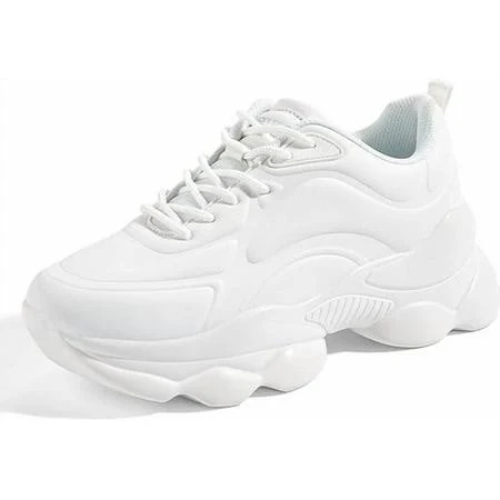 sneakers Lucky Step Women's 90s Platform Chunky Sneakers Walmart - LUCKY STEP $32.99