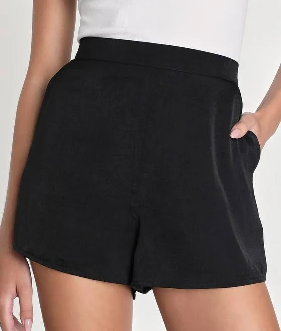 shorts Lulus High-Waisted Satin Shorts Lulus $39