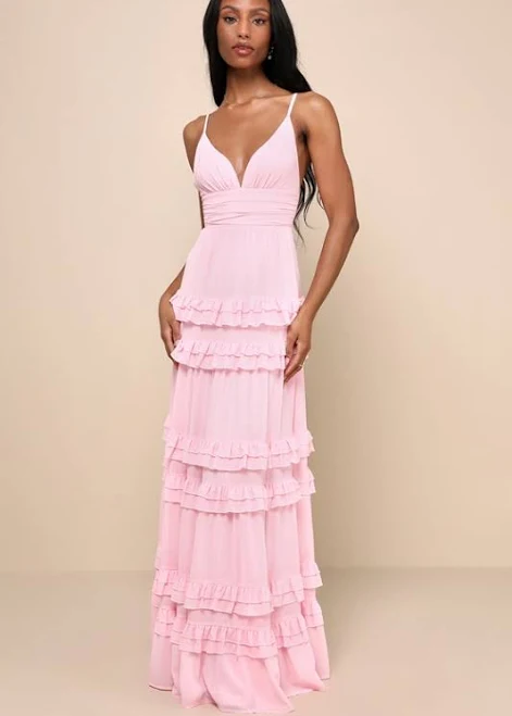 dress Lulus Ruffled Tiered Maxi Dress Lulus $99