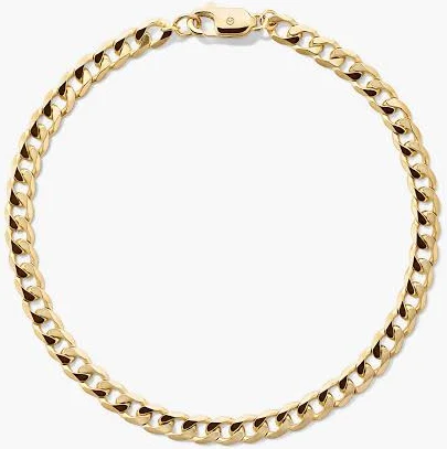 accessory Mejuri Flat Curb Chain Bracelet Gold Mejuri US $198