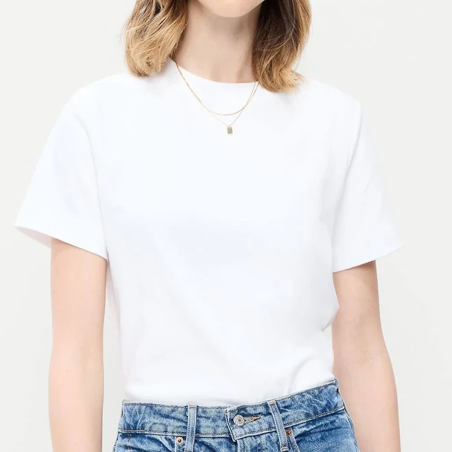 top Old Navy Women's Relaxed Heavyweight Crew-Neck T-Shirt Old Navy $11.49