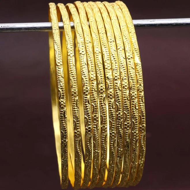 accessory Personalized Gold Filled Bangle Set of 6 Etsy - Seller $25.68