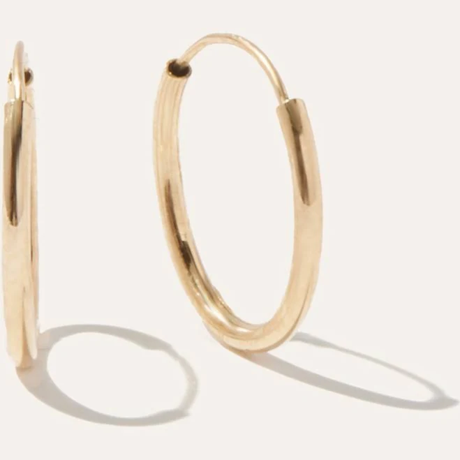 accessory Quince Women's 14K Gold Hoop Earrings Minimalist Everyday Jewelry Quince $88