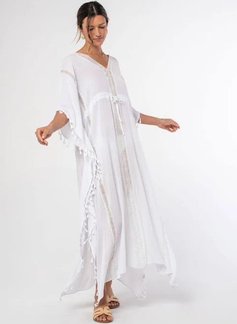 cover-up Sea Breeze Beach Caftan Lovestitch $25