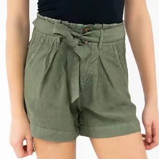 shorts Self Tie Paper Bag Shorts Tractr $20