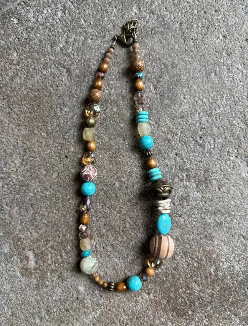 accessory Sisters of The Moon Beaded Layering Necklace Lil Bee's Bohemian $38