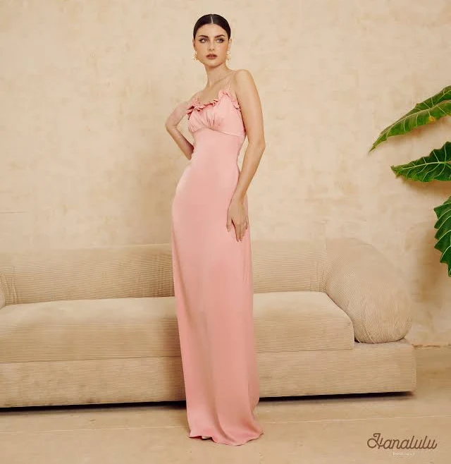 dress Spaghetti Strap Silk Maxi Dress Etsy - Seller $76.8