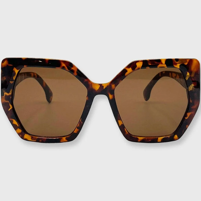 accessory Sunglasses Tortoiseshell Oversized Cat Eye Lola and SiDney $19
