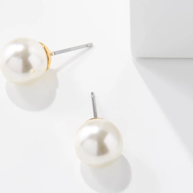 accessory Talbots Women's Classic Pearl Stud Earrings Talbots $14.75