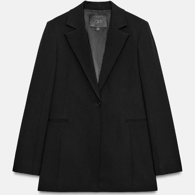outerwear Woman Zara Zw Collection Limited Edition Slim Wool Blazer Zara USA $199
