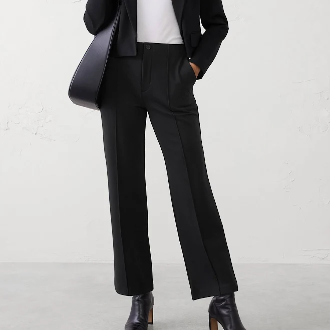 pants Women's High-Rise Ponte Pants Banana Republic Factory $60