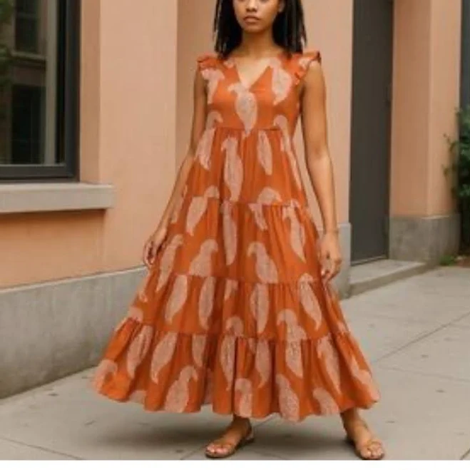 dress Wonderly Tiered Maxi Dress Poshmark $15