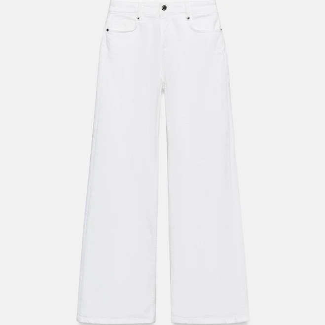 jeans Zara Woman's High-Waist Wide Leg Jeans Zara USA $59.9