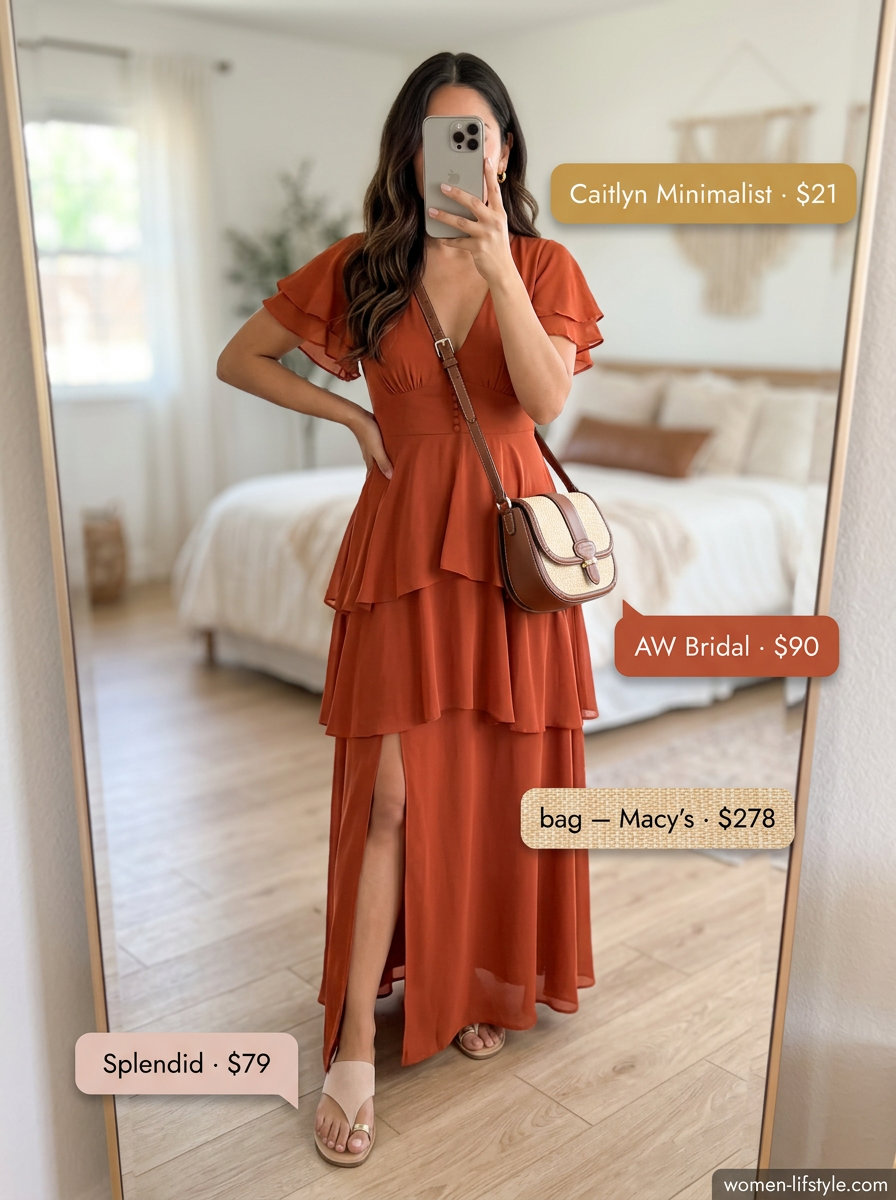 Summer Tiered Dress Outfits for Women 2026 outfit idea - fashion styling inspiration