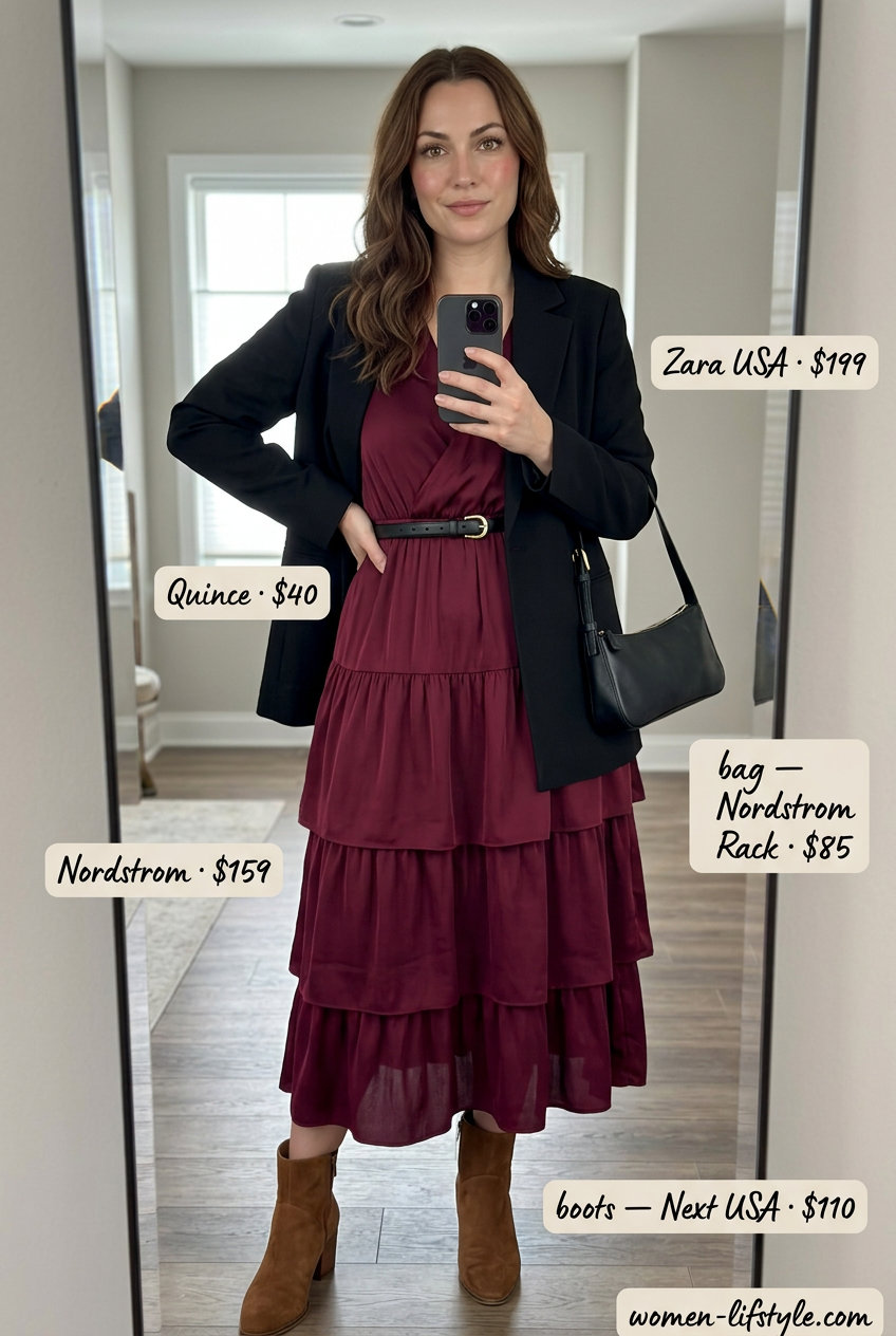 Summer Tiered Dress Outfits for Women 2026 outfit idea - fashion styling inspiration