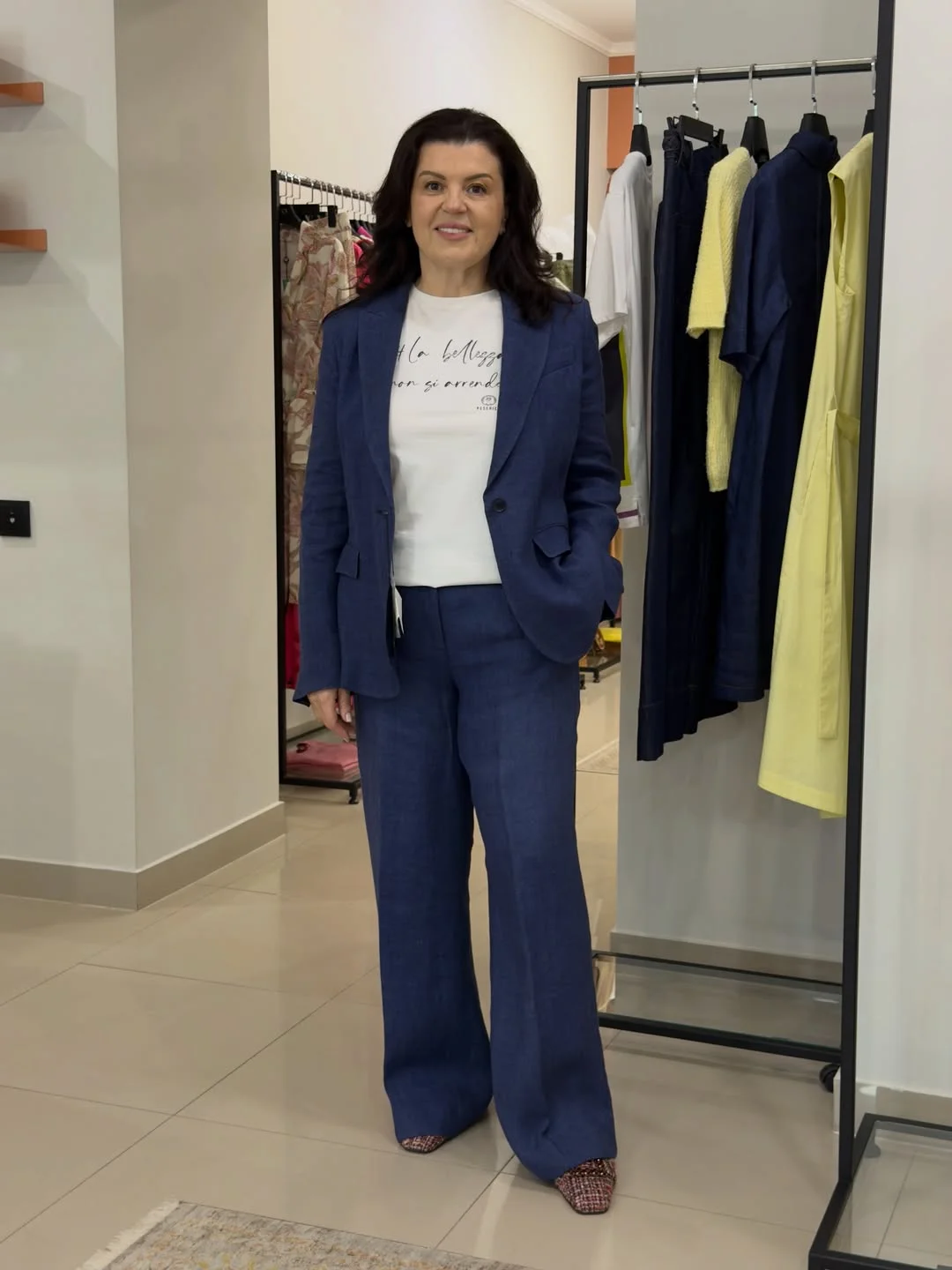all pants outfits for women 2026 Navy Blue Tailoring That Makes Everyday Dressing Feel Expensive