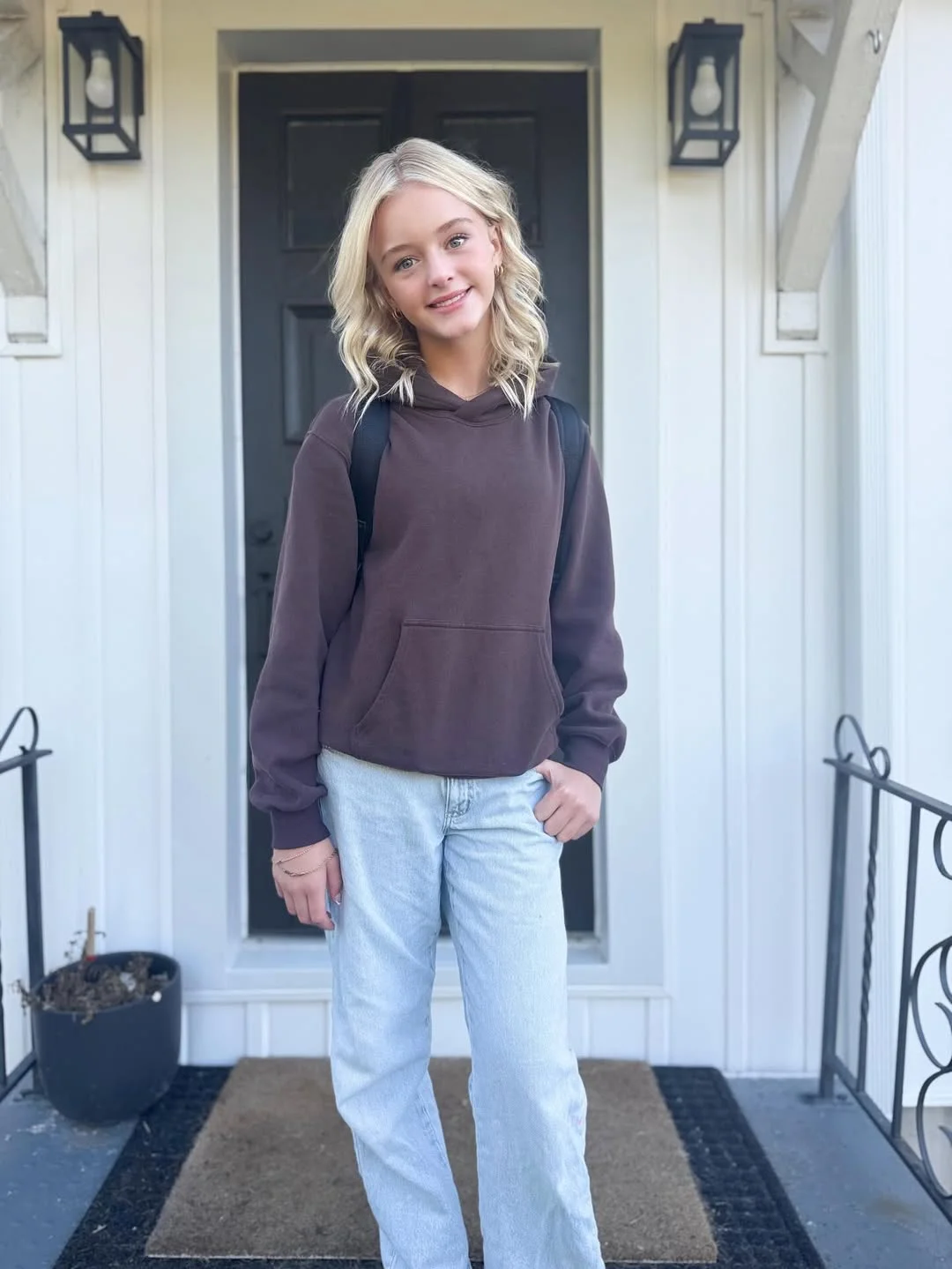 back to school outfits 2026 Simple Hoodies And Light Denim Never Really Go Out Of Style