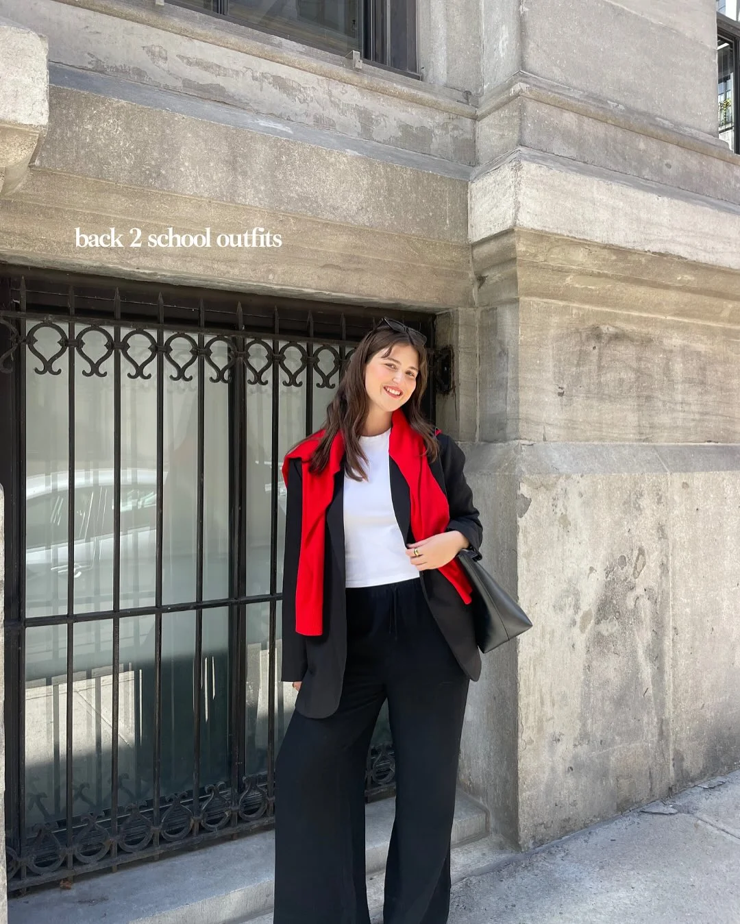 back to school outfits 2026 Sharp Blazers And Red Layers Bring Back Academic Chic