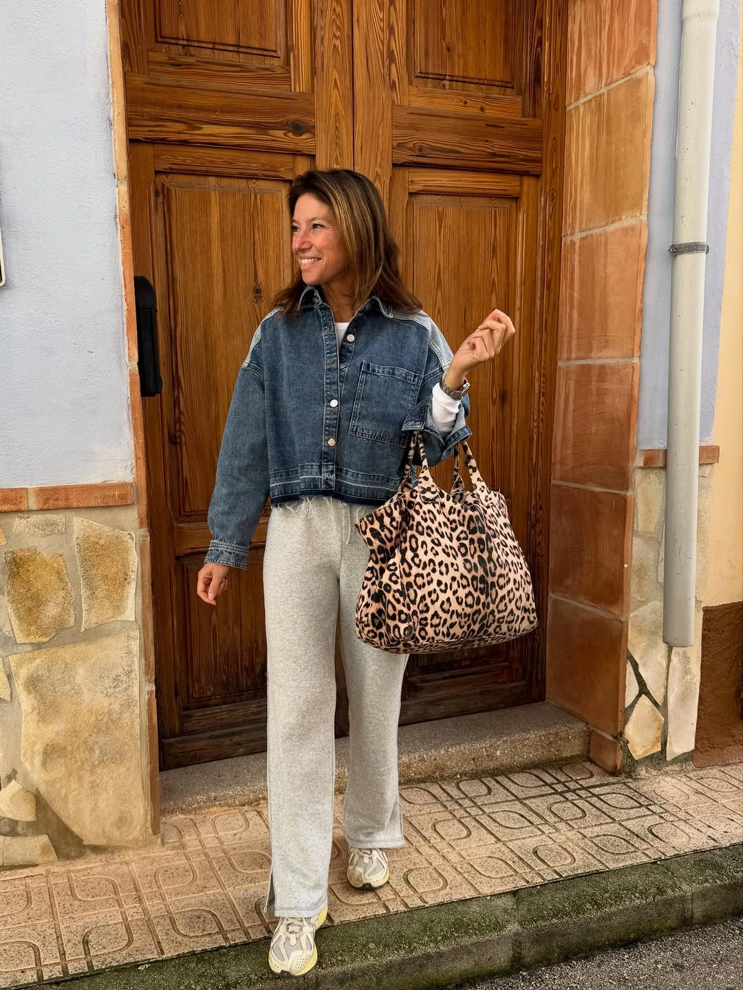 comfy fall outfits 2026 Denim Jackets and Knit Pants - My Favorite Formula for Relaxed Weekends