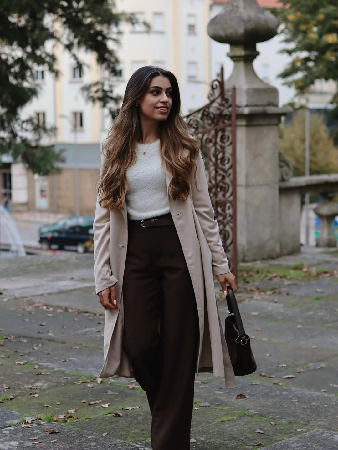 cozy & chic autumn outfits for women 2026 Neutral Layers That Always Feel Office Ready