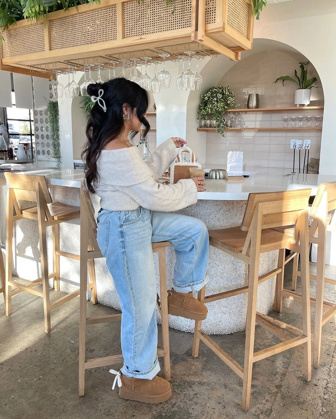 cozy & chic autumn outfits for women 2026 Relaxed Denim And Ugg Boots For Everyday Comfort