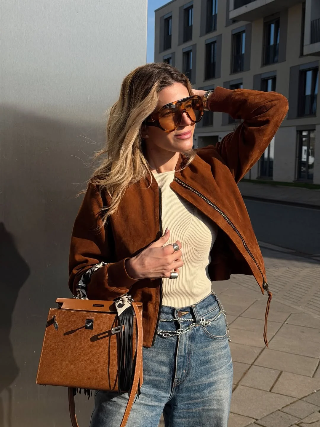 cozy chic fall outfits for 2026 Rich Brown Suede That Defines the Season