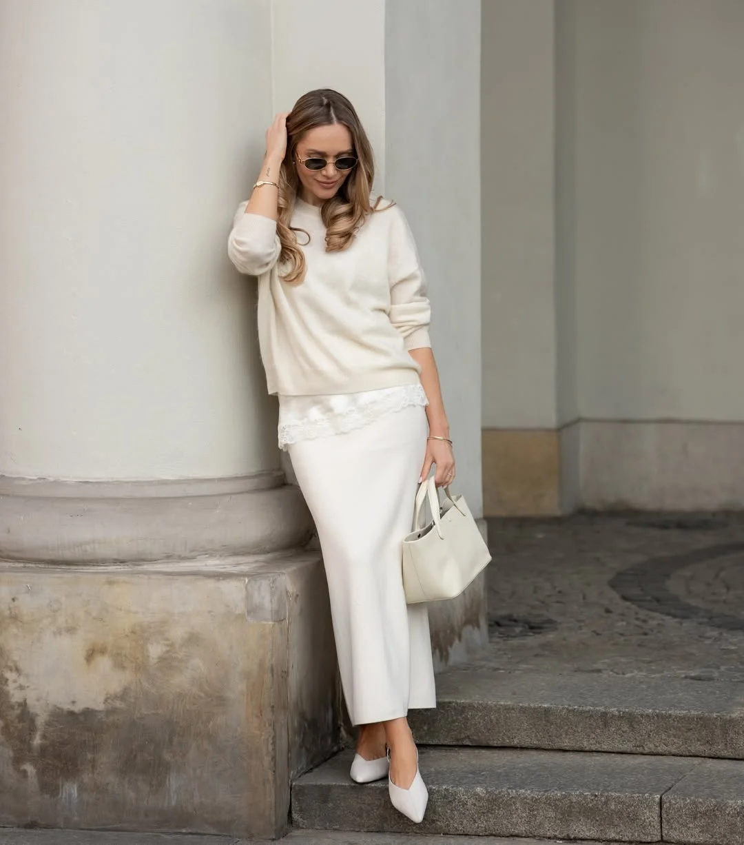 cozy chic fall outfits for 2026 Head-to-Toe Ivory That Feels Soft, Feminine, and Modern
