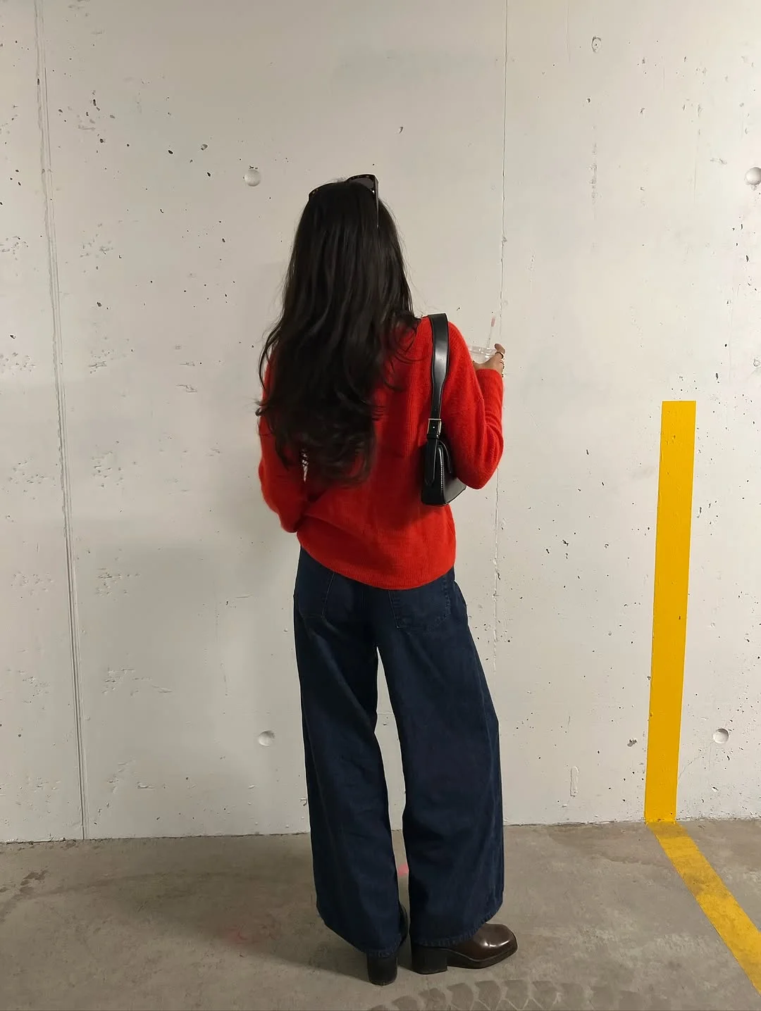 cute fall outfits docs 2026 Bold Autumn Color With Relaxed Everyday Denim